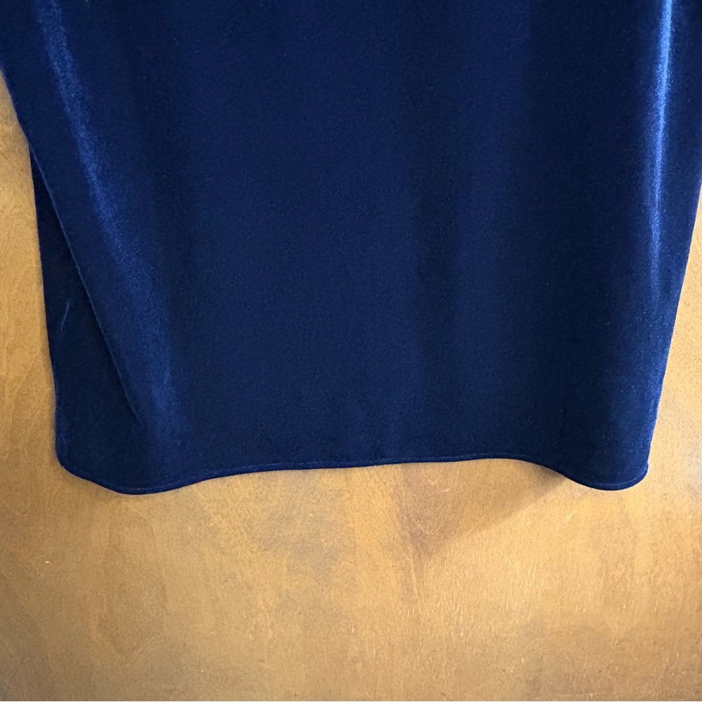 Vineyard Vines Navy Blue Velvet Sleeveless Shell Blouse Top NWT Formal Office - Picture 10 of 12